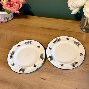 Johnson Brothers Brookshire Dessert Plate Ducks Woodland Cottagecore EUC